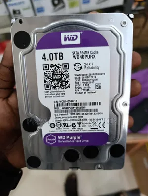 Wd Purple 4tb Surveillance HDD Wd40purx — DVR NVR | Tz