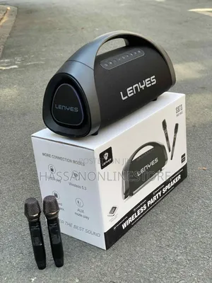 Lenyes S873 Portable Speaker | Bluetooth 5.3 | Lpx6 Waterproof - Black