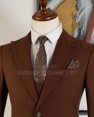 The Chocolate Executive 3-Piece Suit