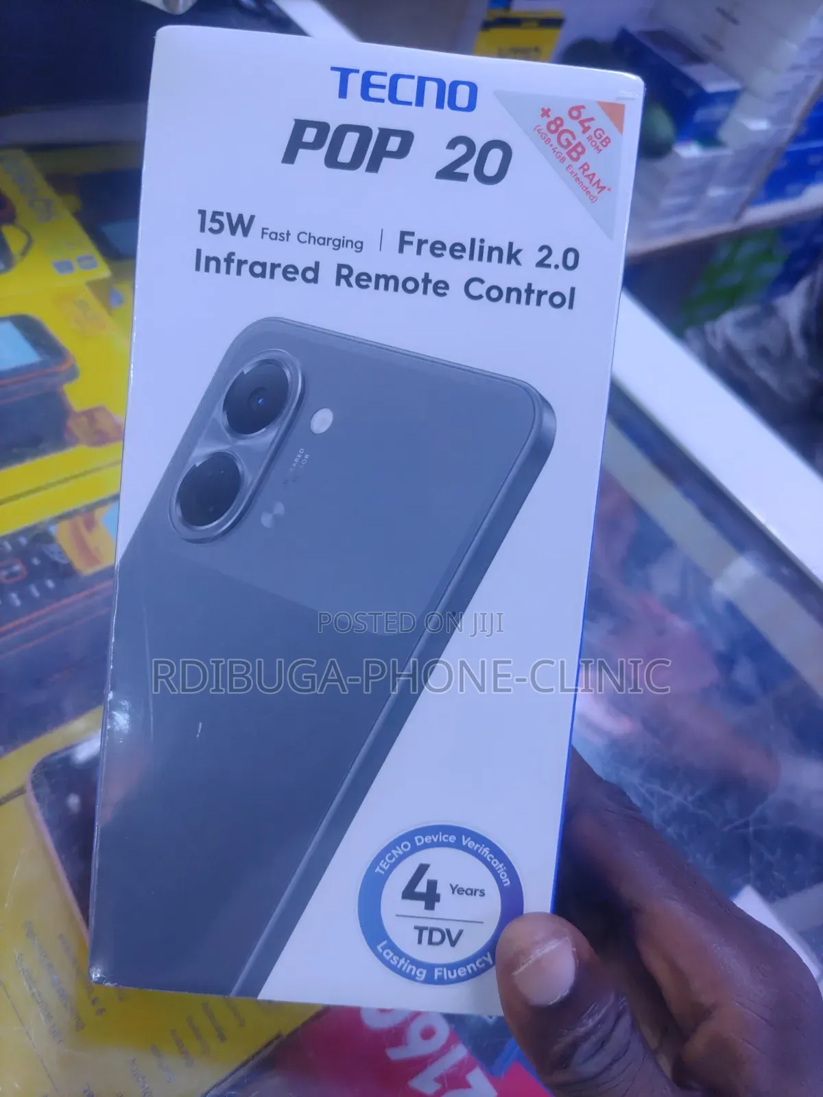 New Tecno Pop 20 64 GB Black