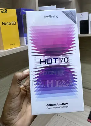 New Infinix Hot 70 128 GB Black