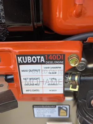 Kubota Diesel Power Tiller Model Rt140