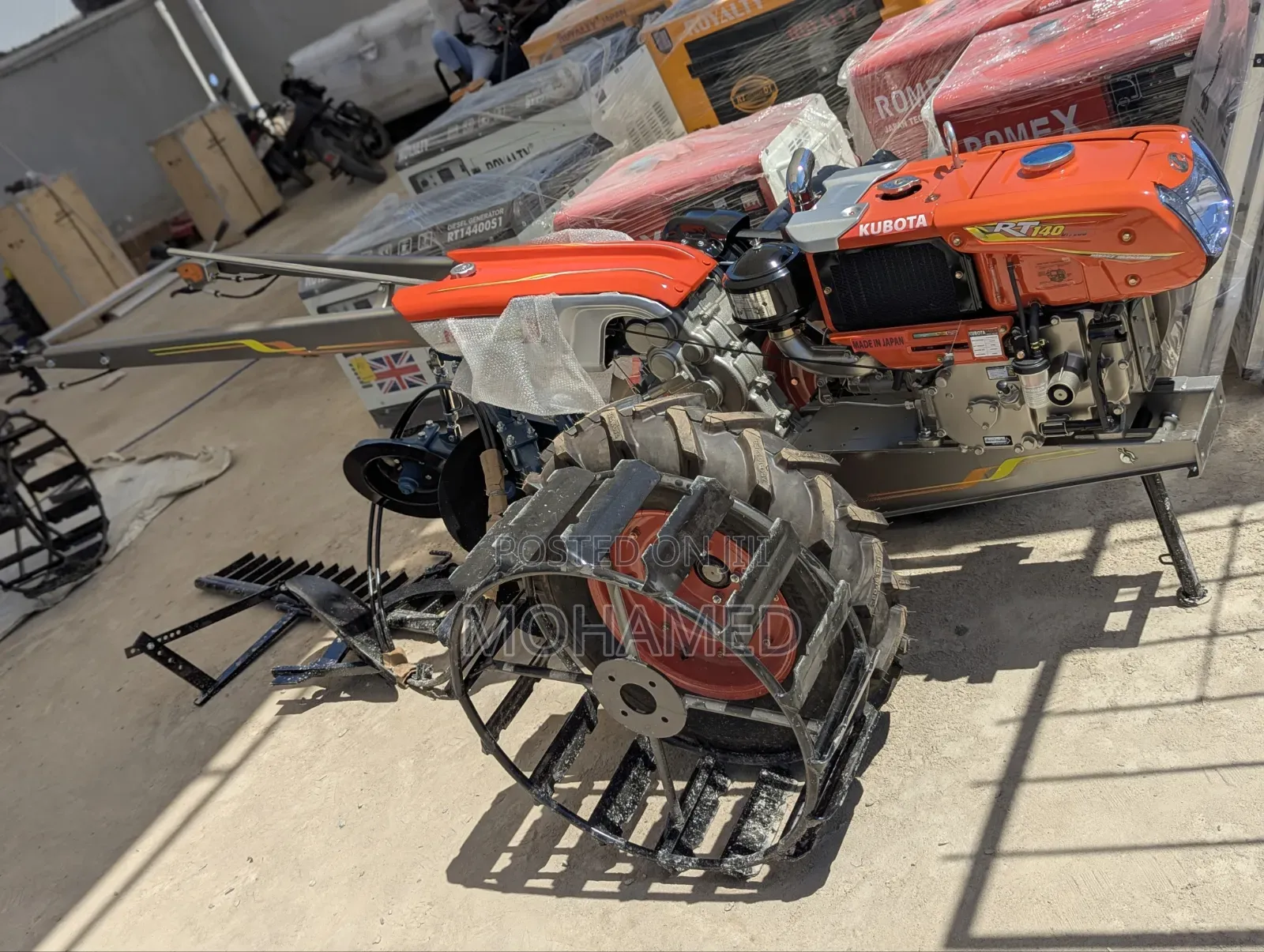 Kubota Diesel Power Tiller