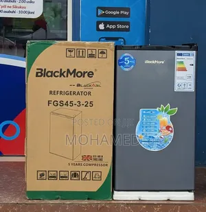 Blackmore Fridge  Model: Fdg45-3-25  Capacity: 90 Litres