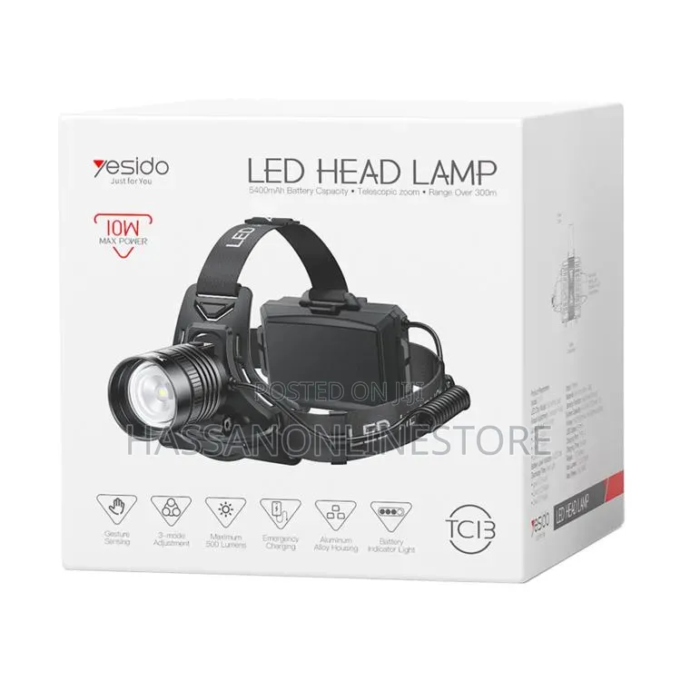 Yesido Tc13 Led Head Lamp