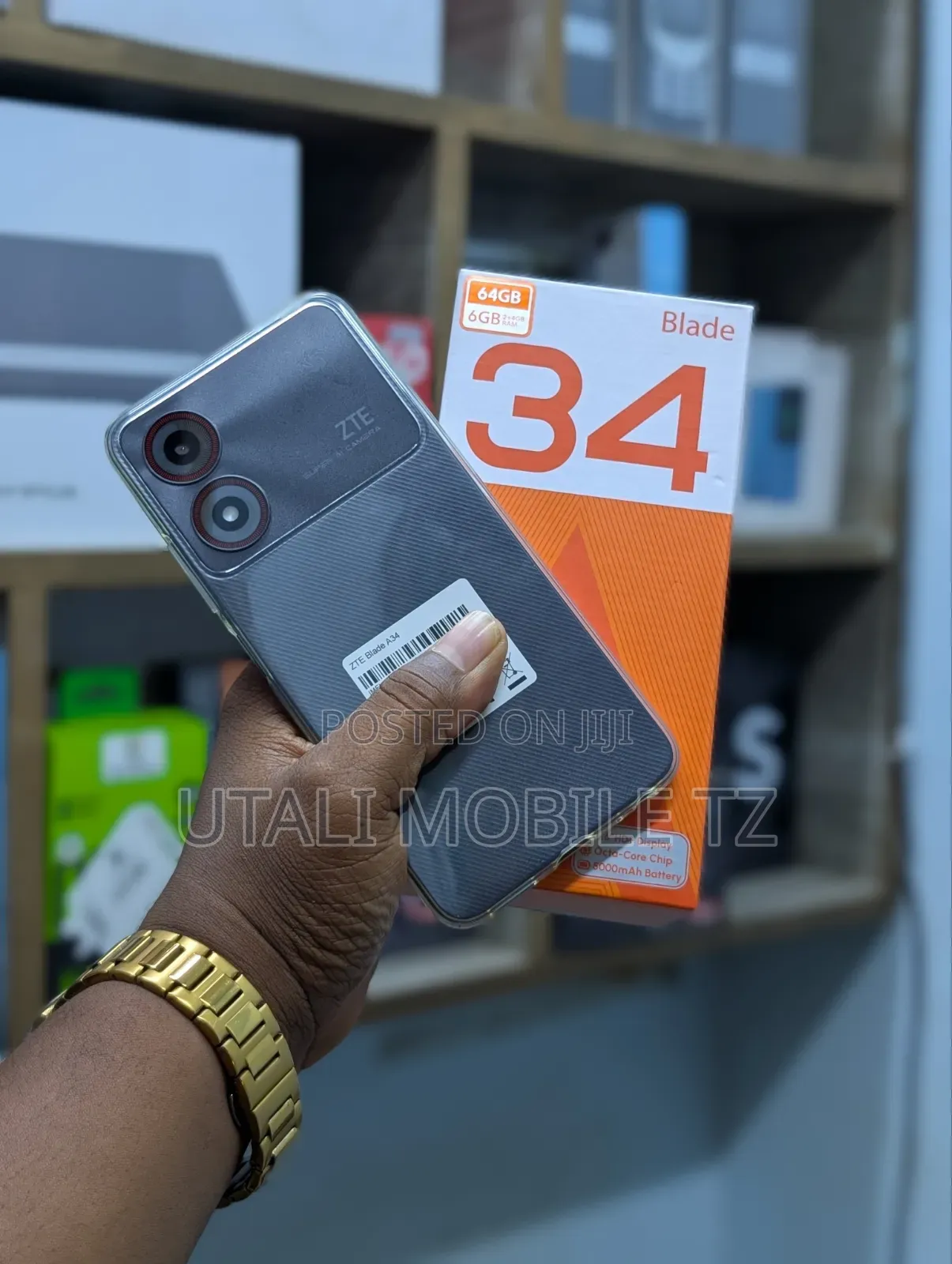 New ZTE Blade A34 64 GB Black