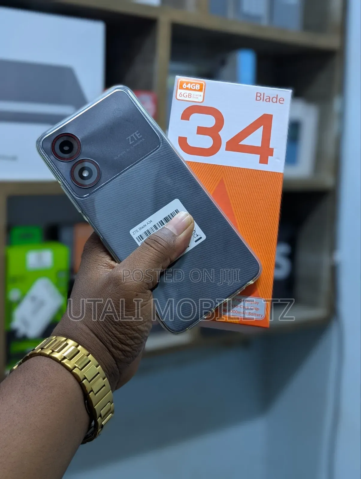 New ZTE Blade A34 64 GB Black