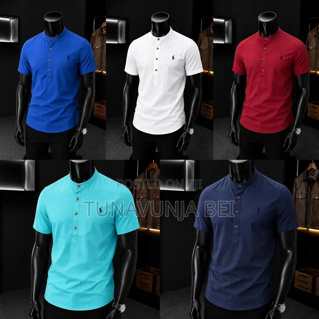 Shirt Colar Linen Material