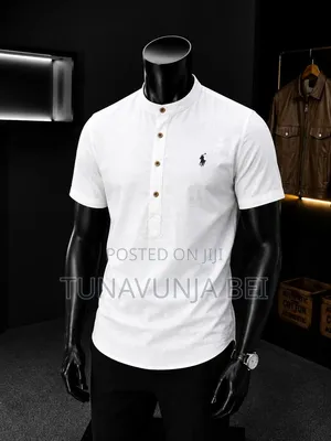 Shirt Colar Linen Material