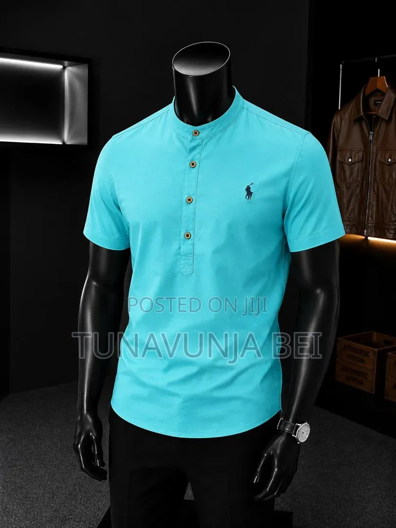Shirt Colar Linen Material