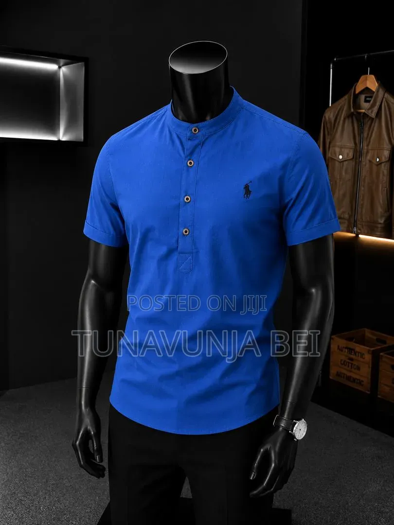 Shirt Colar Linen Material