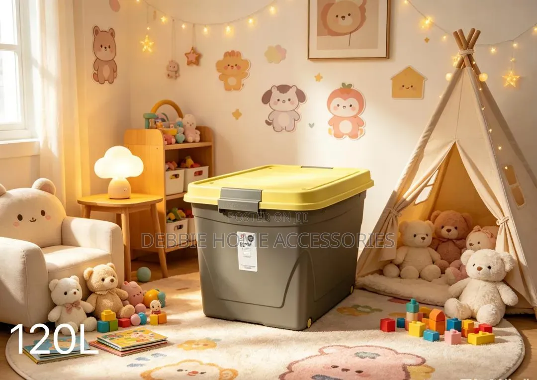 120-Liter Heavy-Duty Plastic Storage Box
