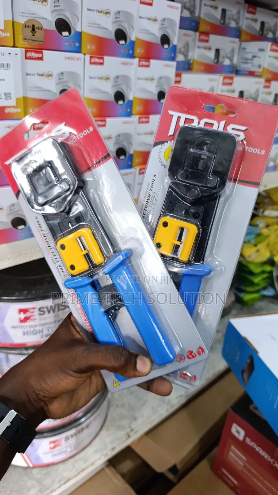 Rj45 Crimping Tool Cat6/Cat5e — Kwa Network CCTV Cable | Tz