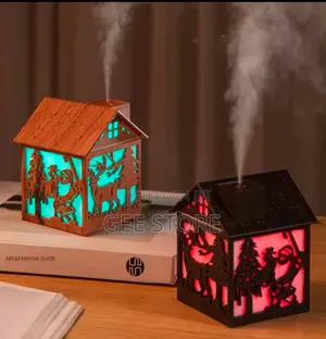 Christmas Cabin-Theme D Min Cool Mist Air Humidifiers and Aroma Difuse