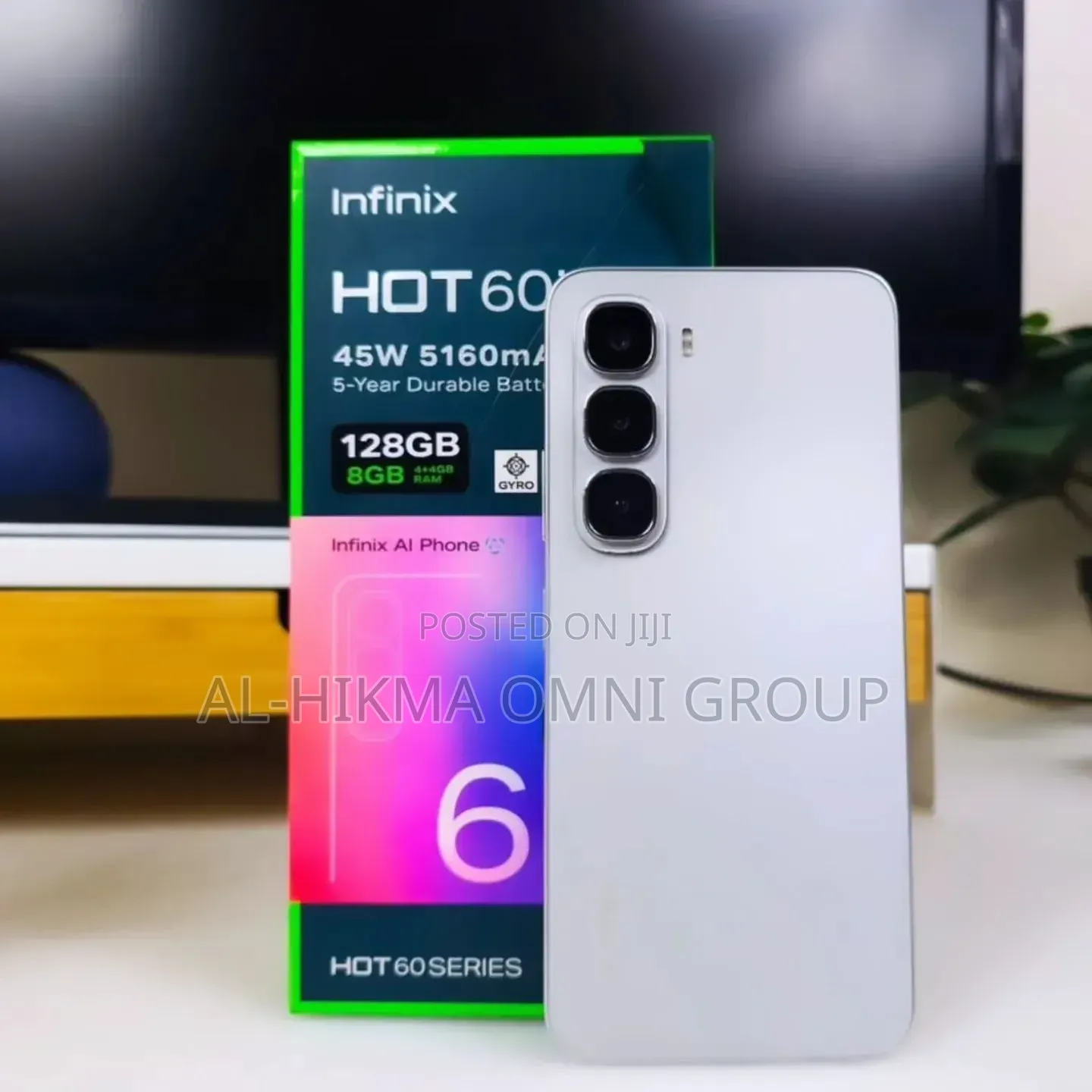 New Infinix Hot 60i 128 GB Silver