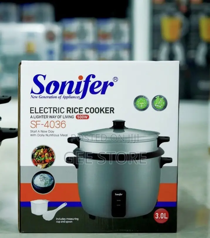 Sonifer Electric Rice Cooker 3l