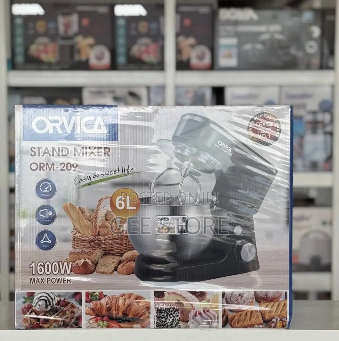 Orvica Stand Mixer Orm-209 6litre