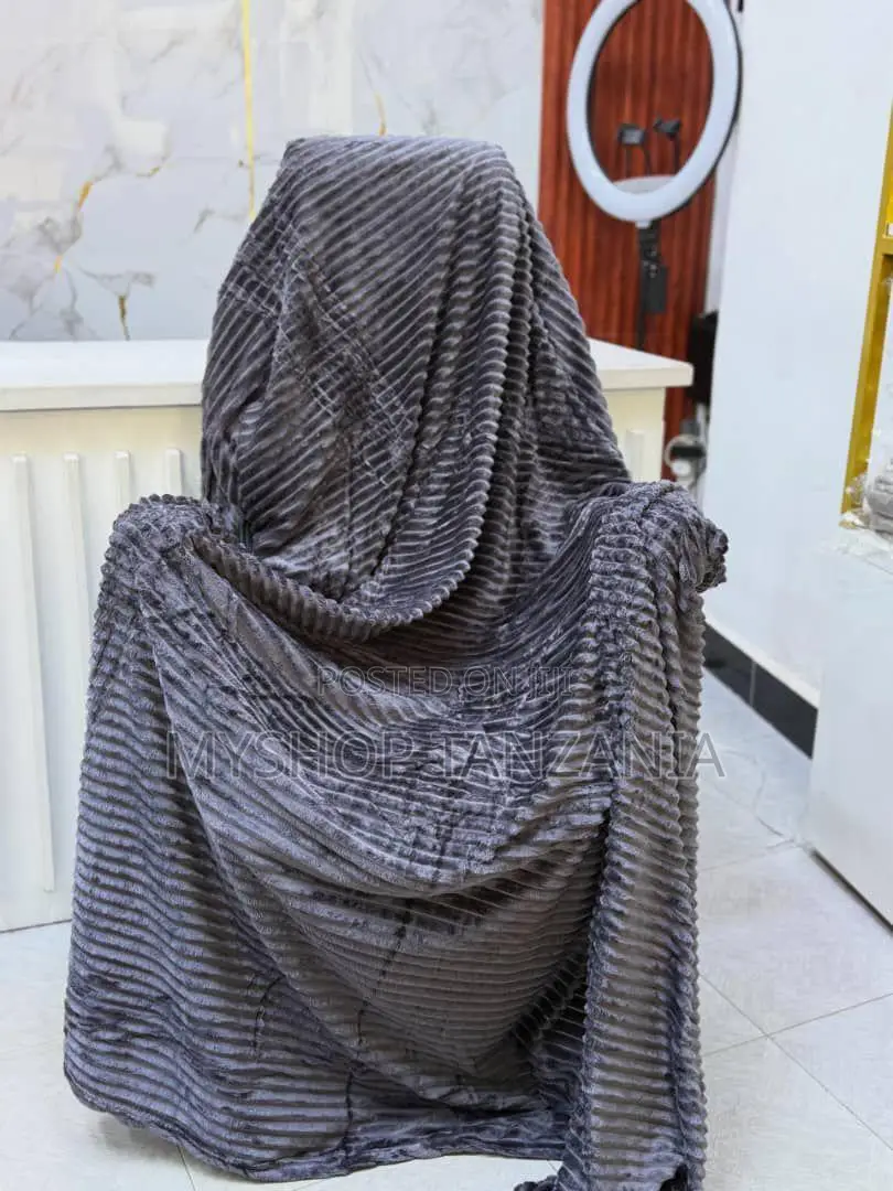 Throw Blanket Very Soft Charcoal Gray