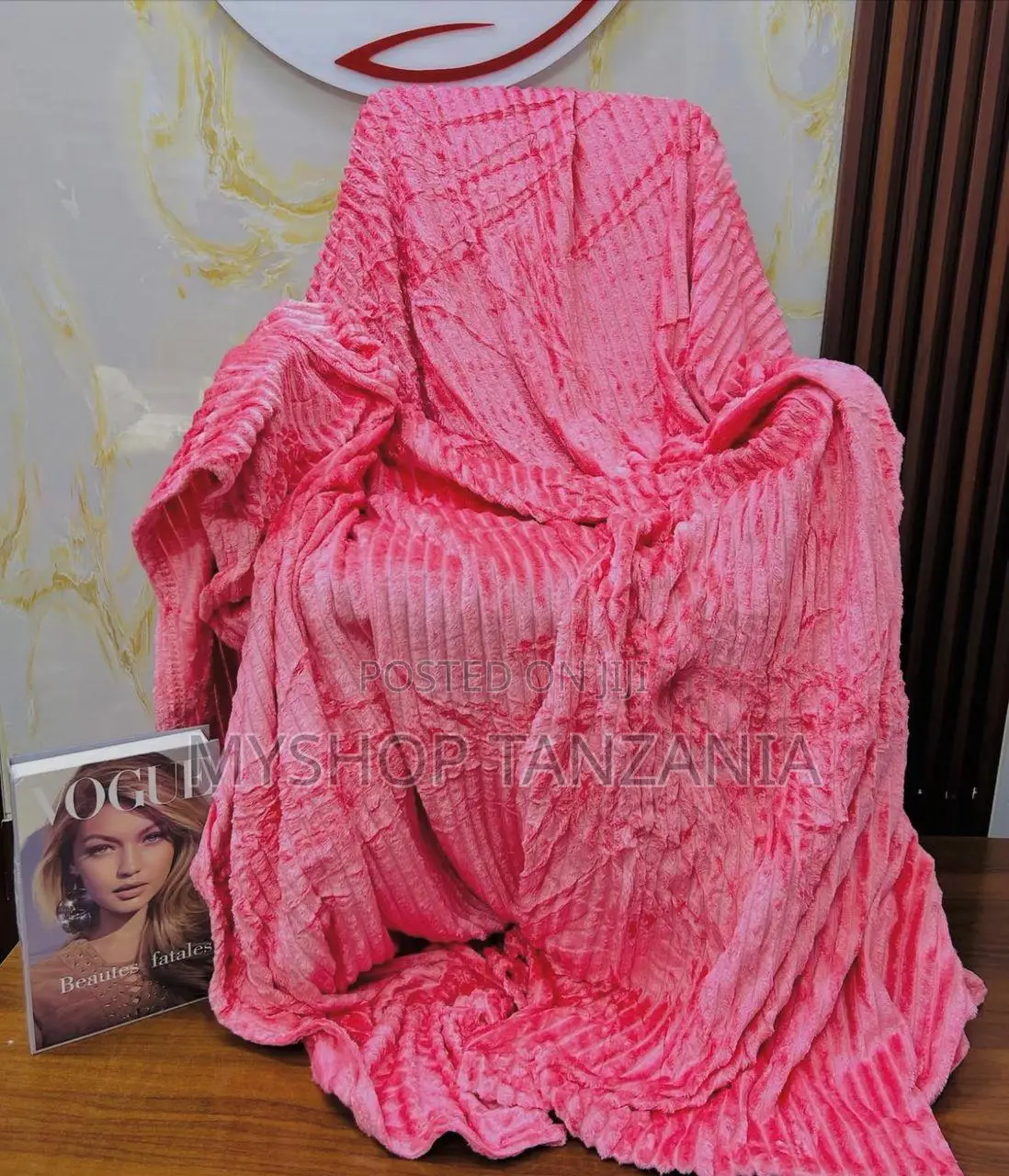 Throw Blanket Very Soft Pink