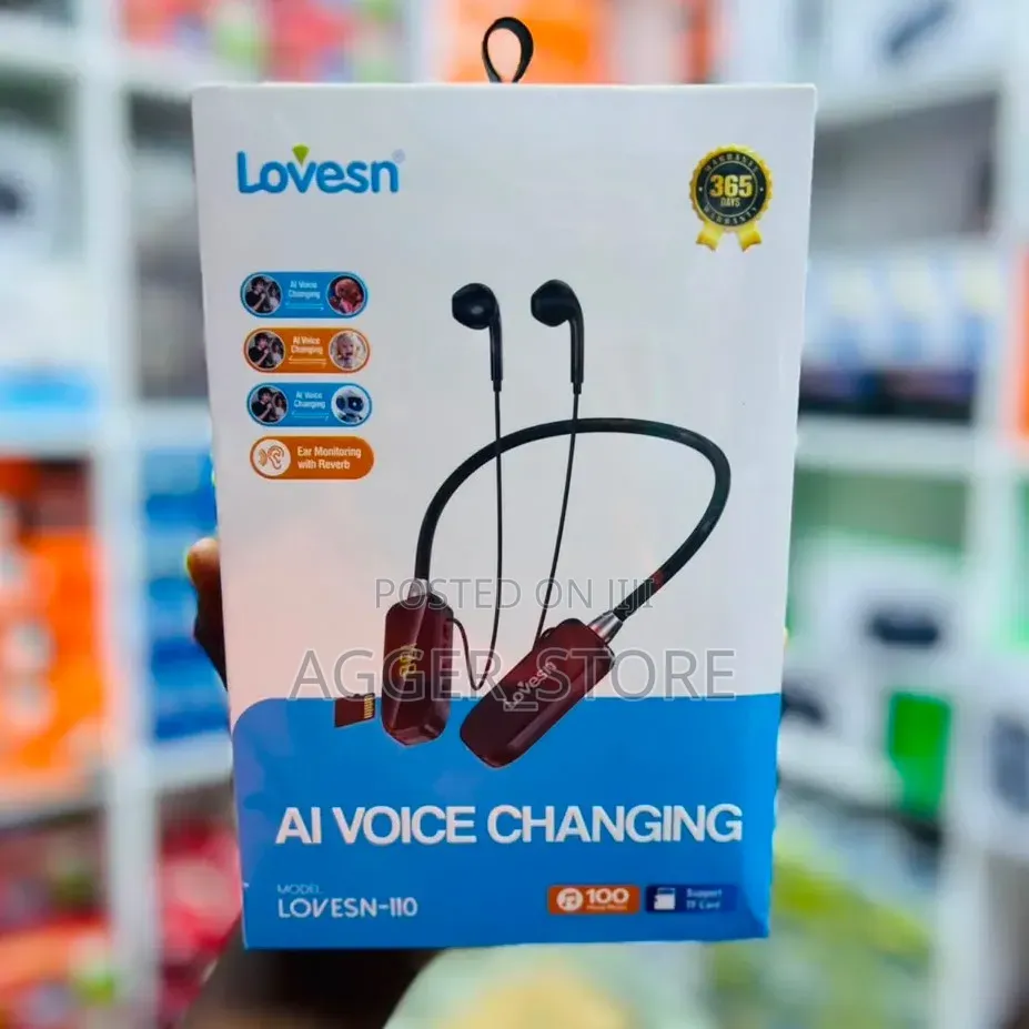 Lovesn-110 Neckband Headphones (Ai Voice Changing )