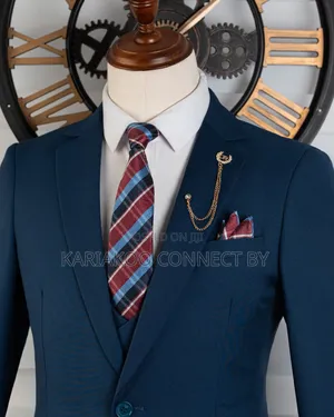 Premium Royal Blue 3-Piece Suit