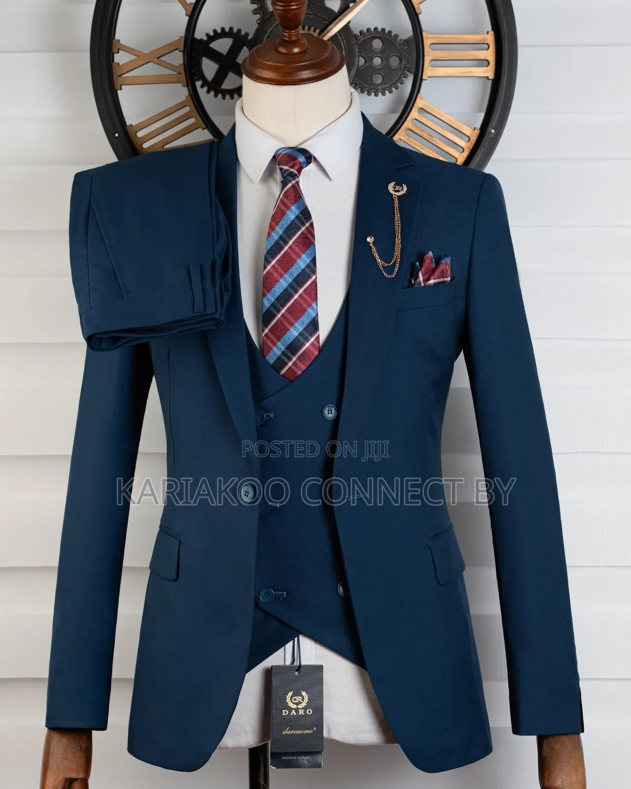 Premium Royal Blue 3-Piece Suit