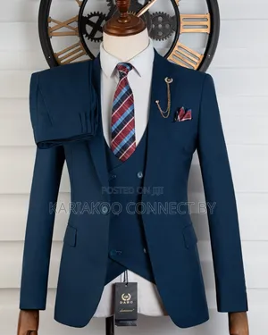 Premium Royal Blue 3-Piece Suit