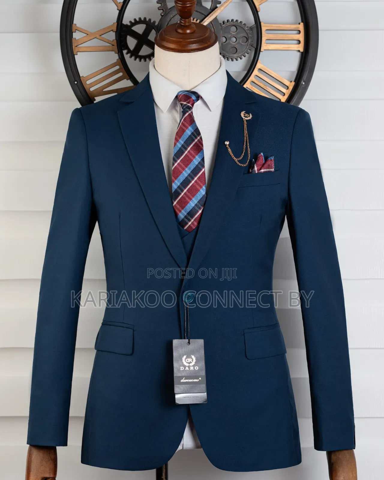 Premium Royal Blue 3-Piece Suit