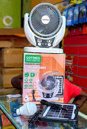 Gdtimes Rechargable Box Fan