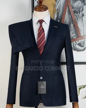 Blue Suit Men's Wear