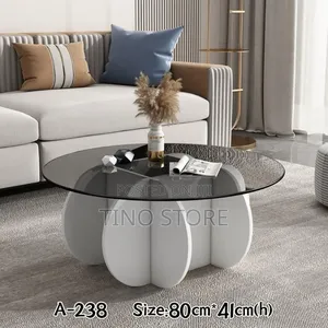 Modern Round Glass Table