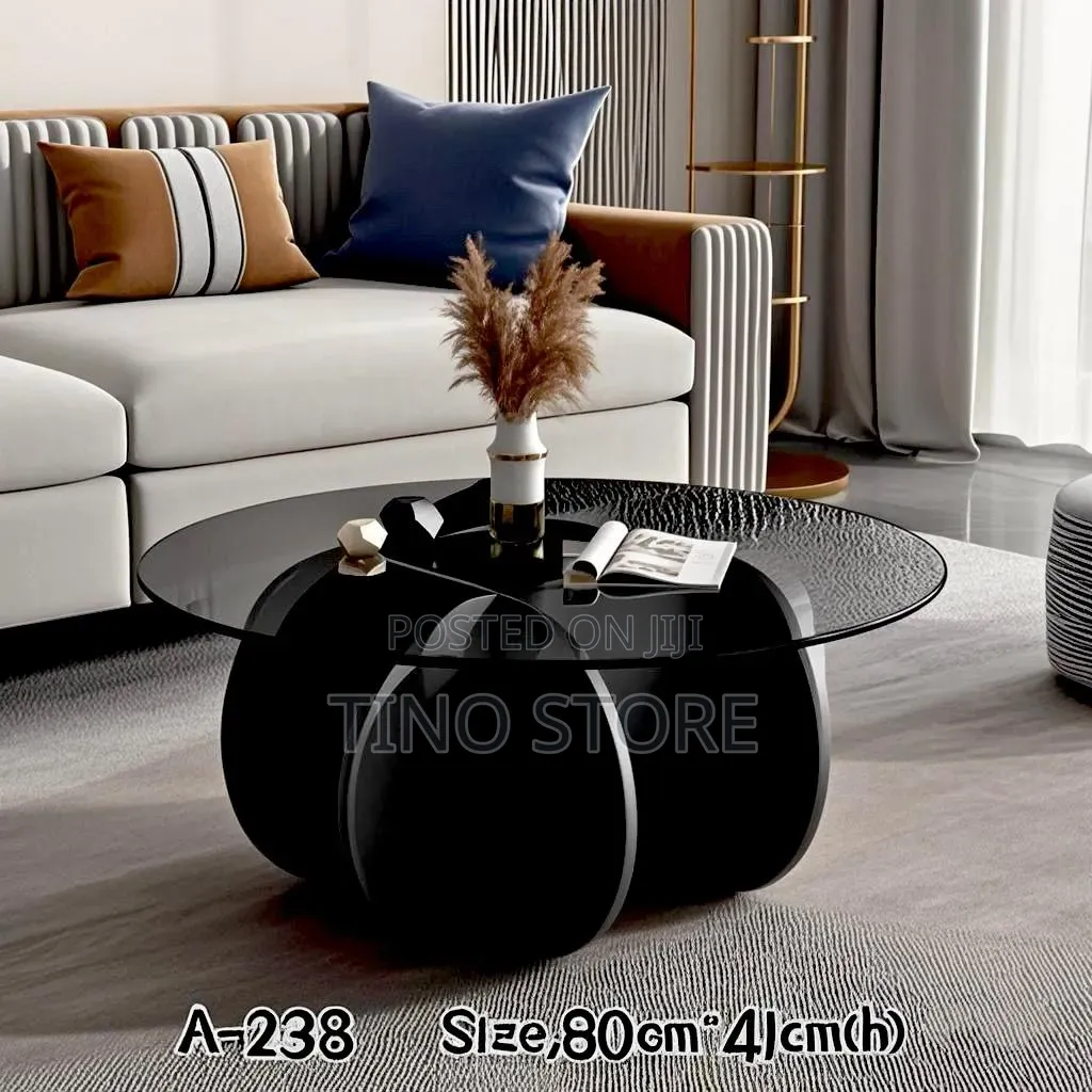 Modern Round Glass Table