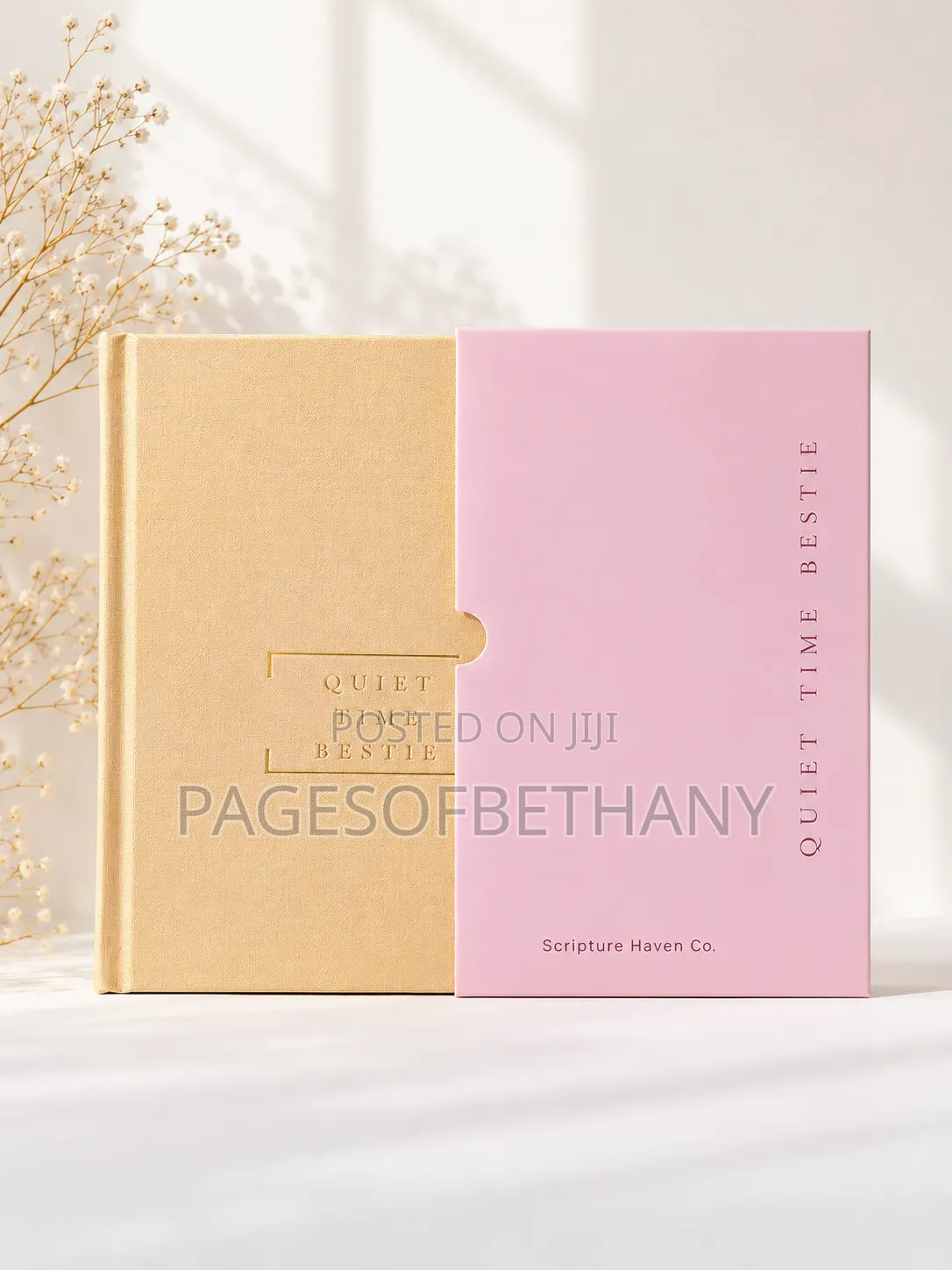 A Soft Tan Quiet Time Bestie Prayer Journal