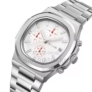 Skmei 9374 Quartz Watch Silver and White