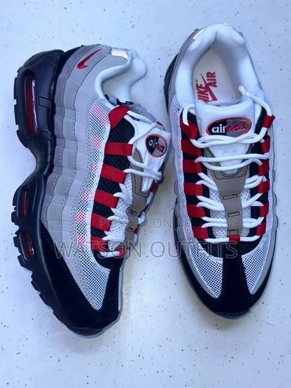 Men's Leather Shoes or Sneakers or Footwears Nike Max 95 Branded