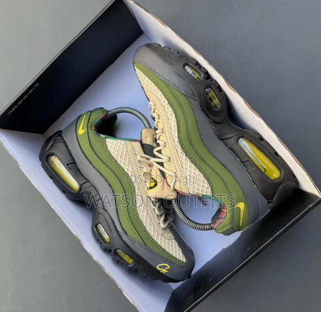 Men's Leather Shoes or Sneakers or Footwears Nike Max 95 Branded