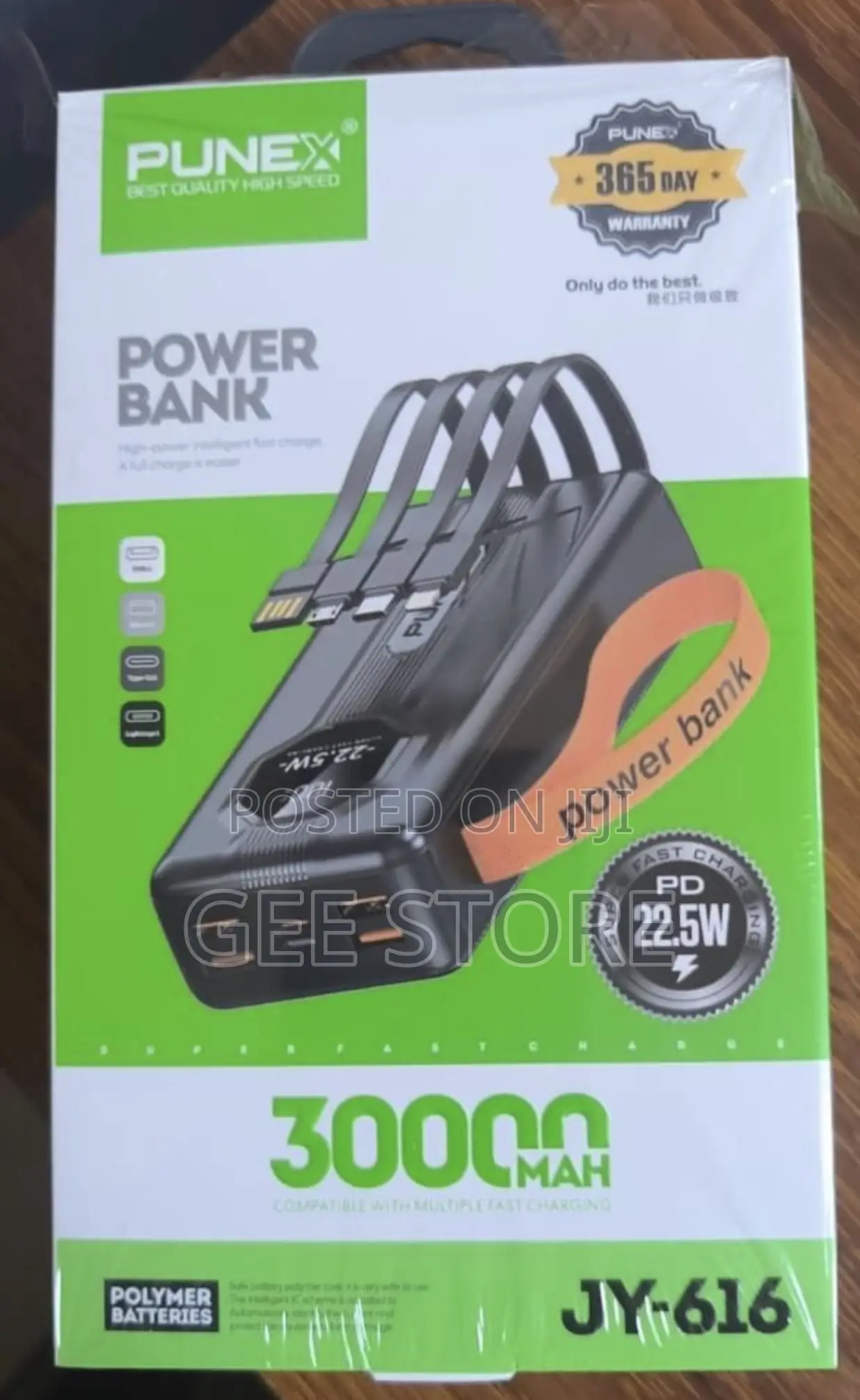 Punex Jy-616 30000mah Powerbank