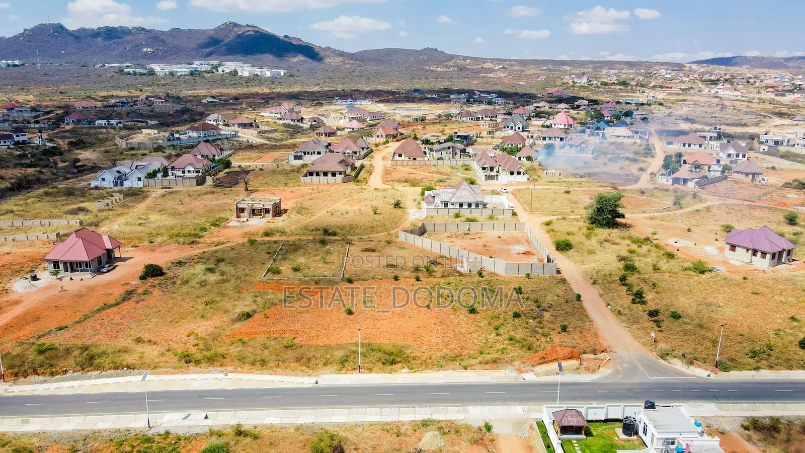 A Second Plot From Tarmac Road Available for Sale at Mkalama