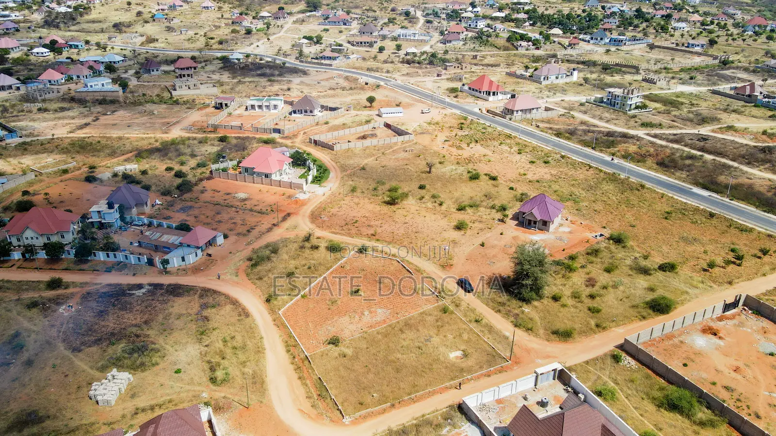 A Second Plot From Tarmac Road Available for Sale at Mkalama