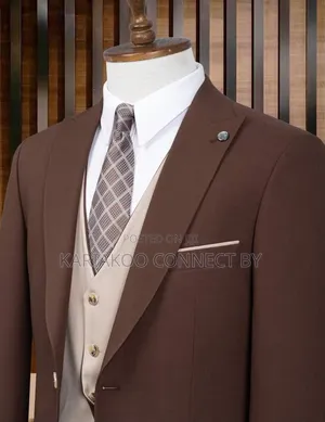 The Executive Chocolate Brown 3-Piece Suit