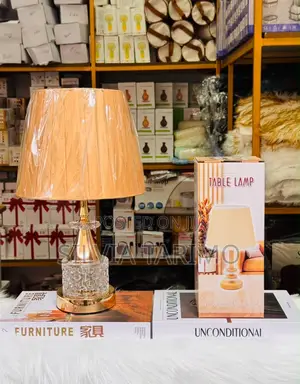 Elegant Crystal Table Lamp – Modern Bedside Living Room Lamp
