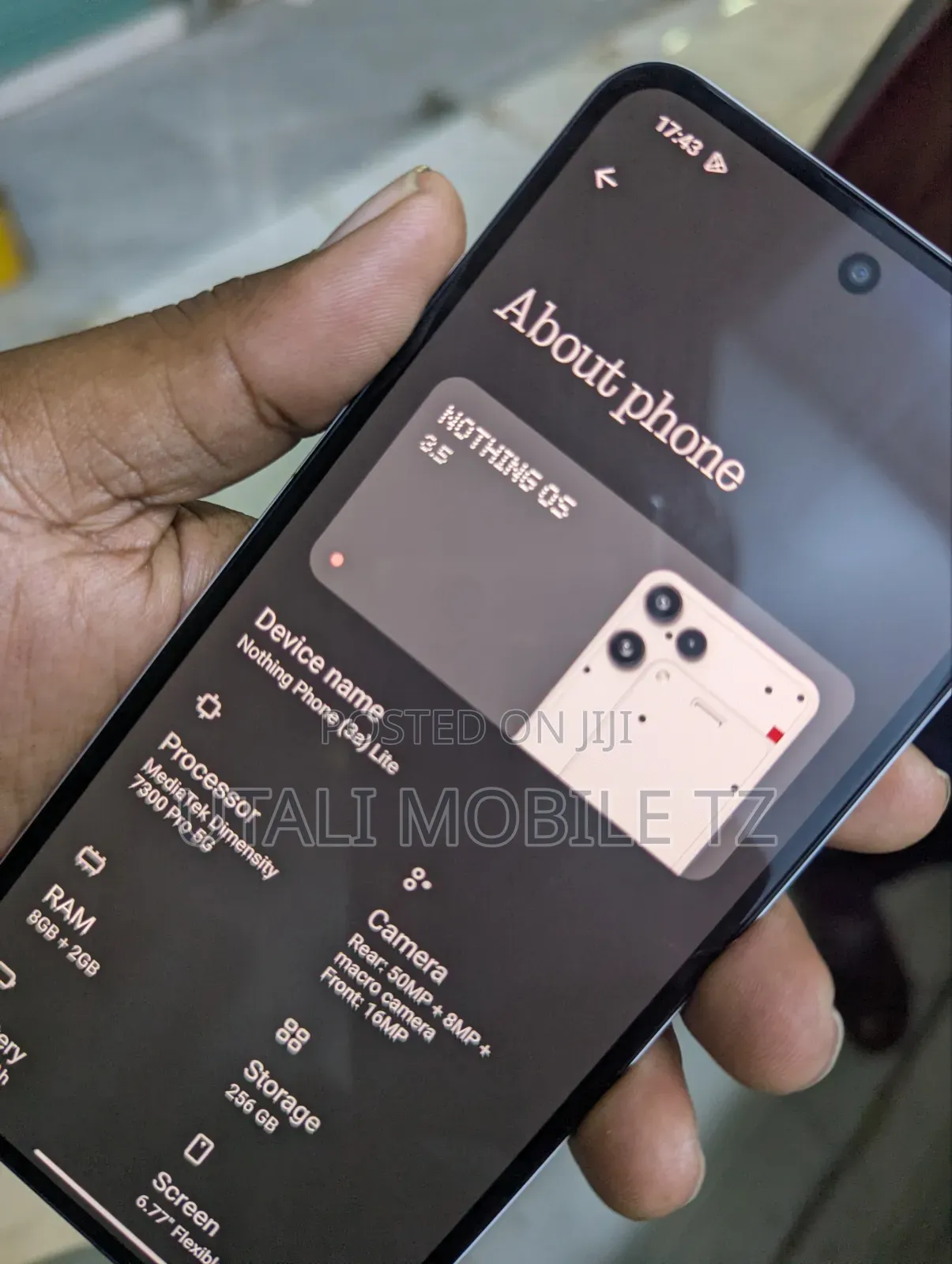 Nothing Phone 3a Lite 256 GB White