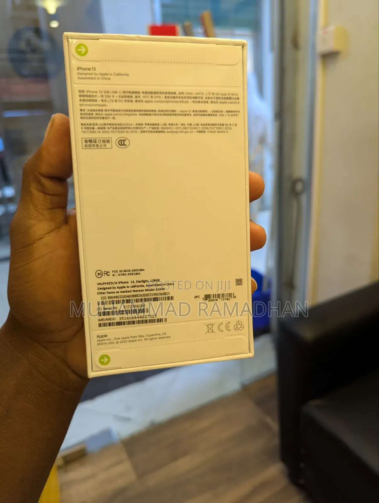 New Apple iPhone 13 256 GB White