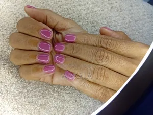 Normal Gel Polish - Mauve Pink & Lilac Purple | Short Nails