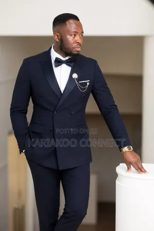 Navy Blue Formal Men's Suit