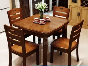 Dining Table Hard Wood 4 Chairs