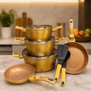 Ucc Cookware Set (Rangi Ya Dhahabu)