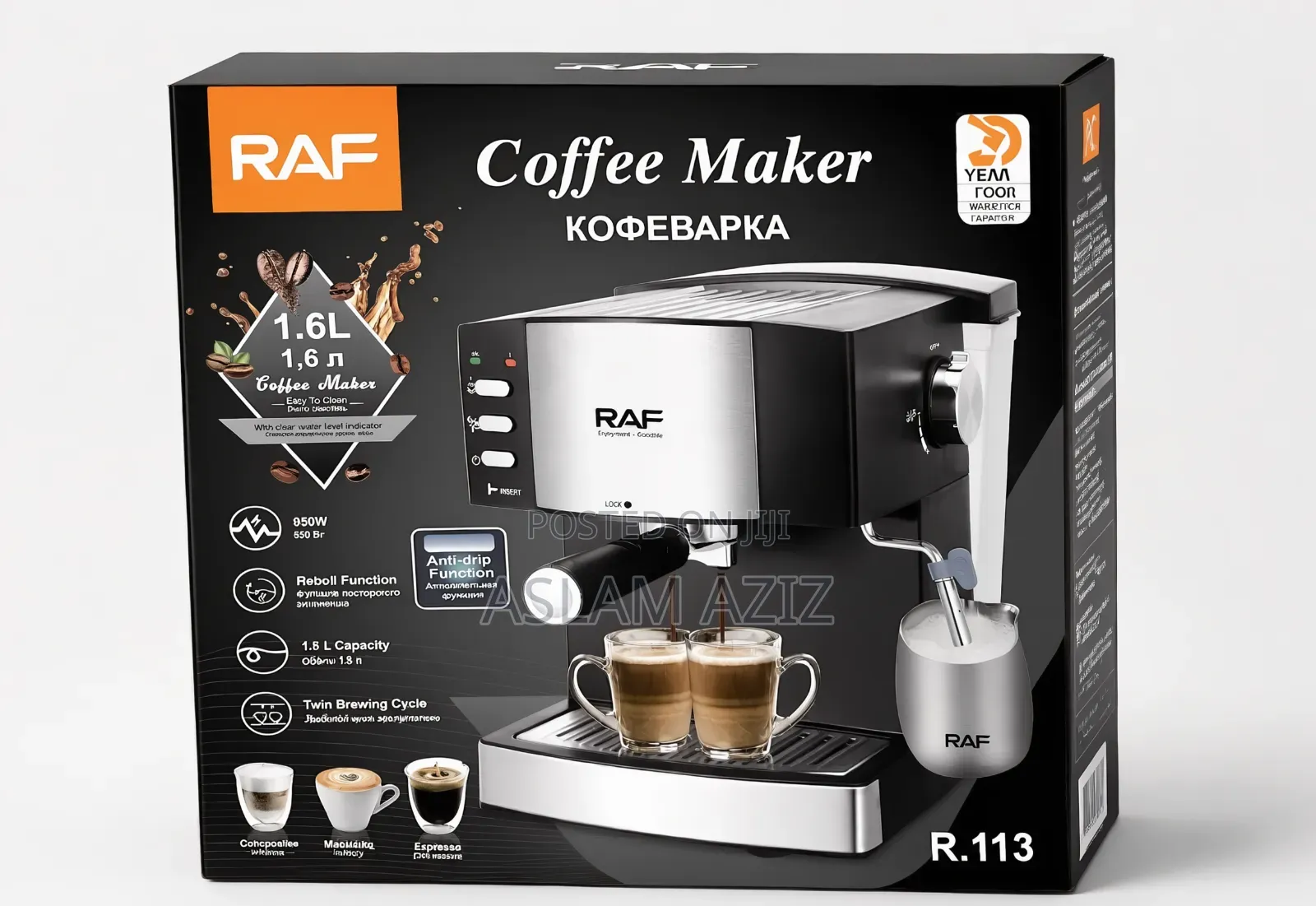 Coffee Maker/Espresso Machine) Ya Chapa Ya Raf.