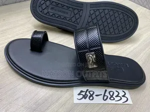 Lacoste Giorgio Arman Burberry Brands Men's Leather Sandals