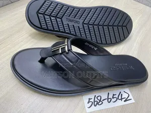 Lacoste Giorgio Arman Burberry Brands Men's Leather Sandals